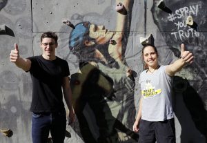 TANDEM ŠAMPIONA: Staša Gejo i Velja Stjepanović na zanimljivom zadatku