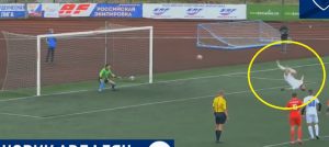 OVO FUDBALSKI SVET JOŠ NIJE VIDEO: Rubin Kazanj se pohvalio neverovatnim snimkom, igrač izveo penal i napravio salto! (VIDEO)