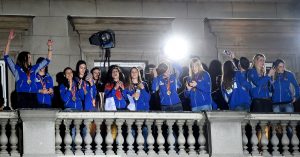 BRAVO: Više hiljada Beograđana dočekalo zlatne odbojkašice (FOTO)