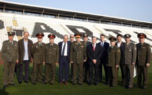 VOJNICI U HUMSKOJ: Delegacija oružanih snaga Rusije u poseti Partizanu (FOTO)