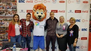 JUČE PARTIZAN, DANAS ZVEZDA: Jovičić i Jevtović ulepšali dan mališanim i posetili Sportske igre mladih