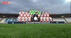 DOBRA ATMOSFERA PRED LIVERPUL: Osmesi i šale na Zvezdinom timskom fotografisanju (VIDEO)