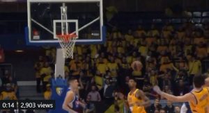 OVO SE NE VIĐA ČESTO: Budućnost primila koš glavom, za sve je ‘kriv’ Stefan Marković (VIDEO)