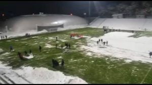 TRENUTNO SA BRDA: Snega još uvek dosta na terenu, da li je i novi termin igranja ugrožen?