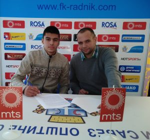 RADNIK UKAZAO POVERENJE MLADOM REPREZENTATIVCU: Stavljeni potpisi na profesionalni ugovor