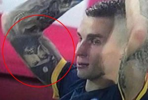 VRANJEŠ PONOVO U PROBLEMU: Tetovaža Momčila Đujića mu pravi problem, UEFA će ga suspendovati!