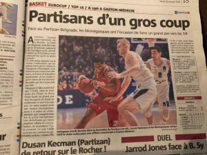 HOTSPORT U MONAKU: Mediji slabo ispratili večerašnji meč, ali su istakli bivšeg i sadašnjeg igrača Partizana (FOTO)