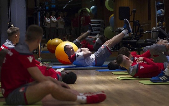 KIŠA MENJA PLANOVE: Trening Zvezde u ‘zatvorenom’ na dan utakmice