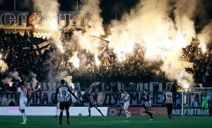 VRELO NA PARTIZANOVOM STADIONU: ‘Grobari’ proslavljaju golove, ali i vlasništvo nad stadionom (VIDEO)