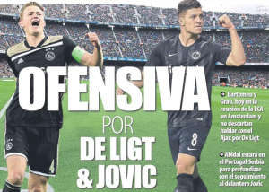 BRUJI ŠPANIJA: Barselona krenula u ofanzivu na Jovića, razlog su Bajern i PSŽ! (FOTO)