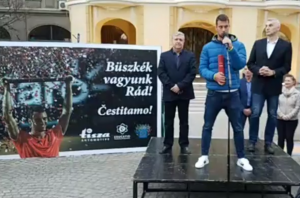 POSLE TITULE U RIJU: Veliki doček za Lasla Đerea u rodnoj Senti (VIDEO)