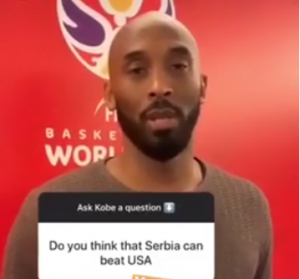 GLAS LEGENDE: Kobi, da li Srbija može da pobedi SAD? Odgovor je da! (VIDEO)