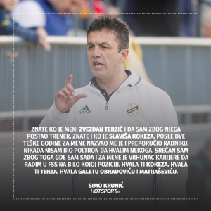 Simo Krunić izjava dana