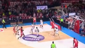 ‘NBA’ BORIŠA: Blokada vunderkinda Crvene zvezde, a onda i zakucavanje u istom napadu (VIDEO)