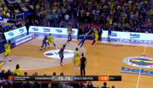 EVROLIGA: Slukas u poslednjoj sekundi srušio Makabi! (VIDEO)