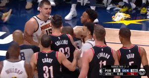 NBA: Jokić sjajnom igrom doveo Denver na korak do finala, a onda želeo da se obračuna sa igračima Portlanda (VIDEO)