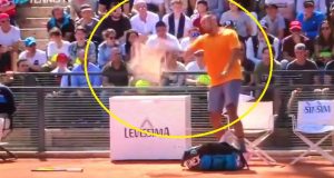 TENISKI SKANDAL U RIMU: Kirjos divljao pa diskvalifikovan, bacio čak i stolicu na teren (VIDEO)