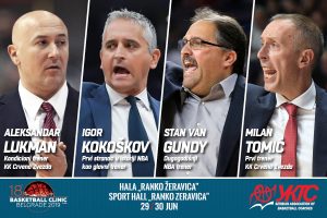 KOŠARKAŠKA KLINIKA: Van Gandi, Kokoškov i Tomić drže predavanja u Beogradu!
