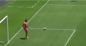 ŠTA UČINI CRNI GOLMANE: Greška koja se ne viđa ni u ‘beton ligi’ (VIDEO)