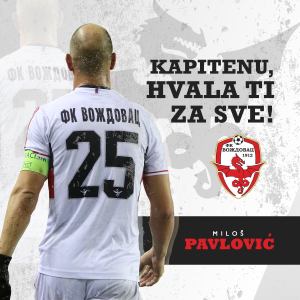 KAPITENU, HVALA TI ZA SVE: Miloš Pavlović nakon 5 godina napušta Voždovac!