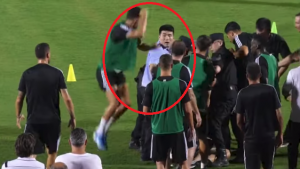 RONALDO KAO BOBAN: Portuglac skočio na policajca kako bi spasio navijača (VIDEO)