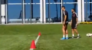KAO BASNA O ZECU I KORNJAČI: Tako su izgledali sprintevi Ronalda i Iguaina na treningu Juvea (VIDEO)