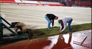 ZAVRŠAVAJU SE RADOVI: Na ‘Karađorđu’ se postavlja nova trava (VIDEO)