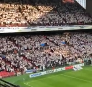 ZAVIRITE NA ‘PARKEN ARENU’: Sa jedne strane stadiona već grmi pesma, svi skaču kao jedan (VIDEO)