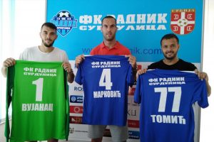 TRI POTPISA U SURDULICI: Radnik promovisao poslednja pojačanja za Superligu