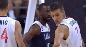 OVO JE BRUTALNO: Srbija vodi 25 razlike protiv Amera, pljušte trojke iz svih pozicija! (VIDEO)