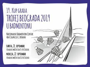 BADMINGTON: Preko 100 takmičara u trci za ovogodišnji ‘Trofej Beograda’