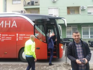 VOJVODINA KRENULA NA ZLATIBOR: Predsednik Gajić pružio maksimalnu podršku ekipi