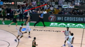 DUH KECMANA UŠAO U PREPELIČA: Spektakularan koš za pobedu preko skoro celog terena! (VIDEO)