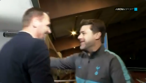 IZNENAĐENJA NA ‘MARAKANI’: Poketino nije krio oduševljenje kada je sreo bivšeg saigrača (VIDEO)