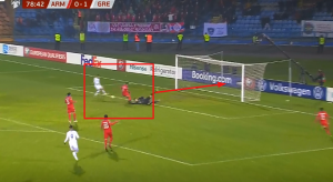 IMAJU I GRCI SVOG SIVONJIĆA: Napadač ‘Helena’ promašio prazan gol sa pet metara (VIDEO)