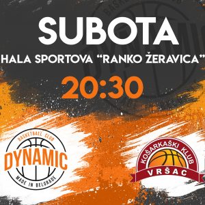 KLS: Dinamik dočekuje Vršac – Alilović: U teškoj smo situaciji!