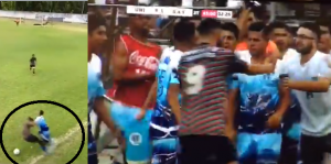 KADA SE FUDBAL PRETVORI U ULTIMAT FAJT: Nestvarne scene dolaze iz niže lige Argentine (VIDEO)