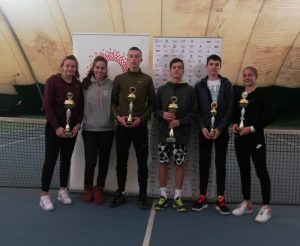 TENIS: Tijana i Aleksa šampioni Dvoranskog prvenstva Srbije u konkurenciji do 16 za 2020. godinu