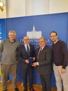 RADNO NA POSETA: Predsednik Svetske bejzbol-softbol konfederacije posetio Novi Sad