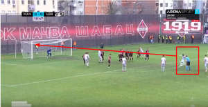 ZVEZDA VODI U ŠAPCU: Benov projektil zatresao mrežu Mladena Živkovića (VIDEO)