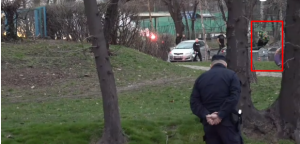 PERFORMANS GROBARA: Navijači crno-belih krenuli ka ‘Marakani’ Zvezdi poneli venac (VIDEO)