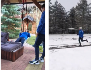 HOTSPORT ZAVIRIO NA ZLATIBOR: Ne mogu im ništa sneg i koronavirus – Pogledajte trening Rodića i Gobeljića (VIDEO)