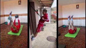 PREDLOG KAKO DA TRENIRATE U KARANTINU: Evo koje vežbe radi Zvezdin lav u svom domu (VIDEO)