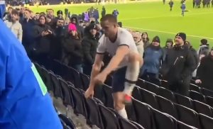 UTAKMICA NEMA, ALI DISCIPLINCI RADE: Fudbaler Totenhema optužen za nedolično ponašanje zbog nasrtaja na navijača (VIDEO)