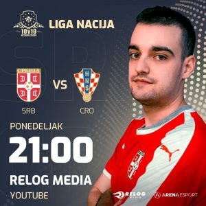 VIRTUELNA LIGA NACIJA: Srbija igra protiv Hrvatske za prvo mesto u grupi