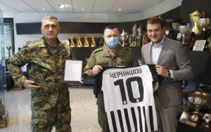 PARTIZAN UGOSTIO GENERALA ČERNIŠOVA: ‘Pokušali smo da učinimo sve da zajedno pobedimo koronavirus’!