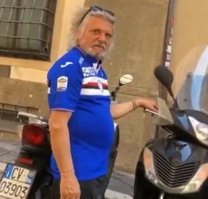 FINO GA JE ‘SPUSTIO’: Navijač Rome jednom rečenicom ponizio predsednika Sampdorije (VIDEO)