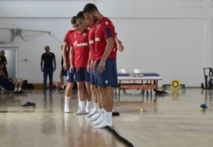 KVALITETAN OPORAVAK: Fudbaleri Zvezde odradili trening nakon pobede protiv Napretka