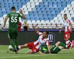 CRVENA ZVEZDA SIGURNA U NOVOM PAZARU: Pazarci pretili, ali Mirko Ivanić sjajnim volejom rešio utakmicu! (FOTO)(VIDEO)