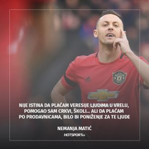 Izjava dana Nemanja Matić
